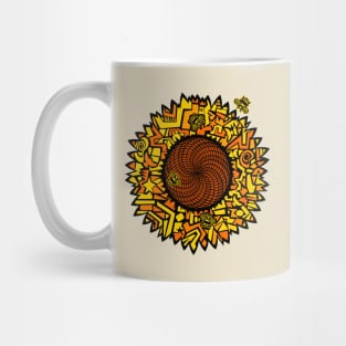 Sunflower and Bees Mug